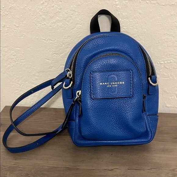 Marc Jacobs Vibrant Blue Backpack Marc Jacobs Quilted Nylon Small Backpack M0011321 $225 | eBay main image 4